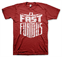 Fast & Furious tričko, EST. 2007 Red, pánske