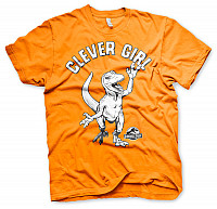 Jurský Park tričko, Clever Girl Orange , pánske