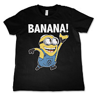Despicable Me tričko, Banana! Kids Black, detské