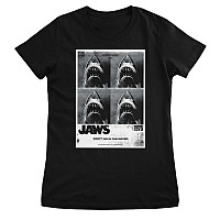 Čelisti tričko, Don't Go In The Water Black, dámske