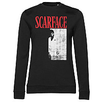 Scarface mikina, Poster Girly Sweatshirt Black, dámska