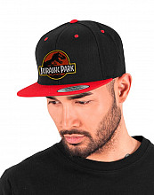 Jurský Park šiltovka, Snapback Yupoong High Quality Black Red