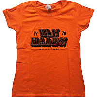 Van Halen tričko, World Tour '78 Orange, pánske