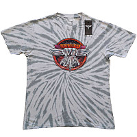 Van Halen tričko, Chrome Logo Dip Dye Grey, pánske