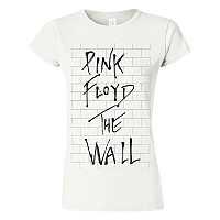Pink Floyd tričko, The Wall Album White Girly, dámske
