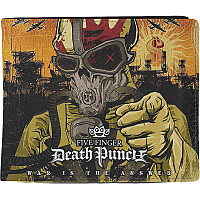 Five Finger Death Punch peňaženka PU 11 x 10 x 1 cm, War Is The Answer Black