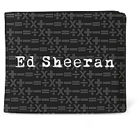 Ed Sheeran peňaženka PU 11 x 10 x 1 cm, Symbols Pattern Black