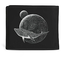 Gojira peňaženka PU 11 x 10 x 1 cm, Flying Whale Black