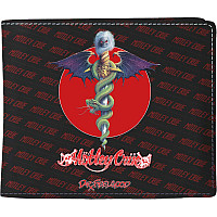 Motley Crue peňaženka PU 11 x 10 x 1 cm, Dr Feelgood 2 Black