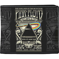 Pink Floyd peňaženka PU 11 x 10 x 1 cm, 1973 Live Black
