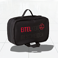 Rammstein kosmetická cestovný taška 23cm x 15cm x 10cm, Eitelkeit Black, unisex