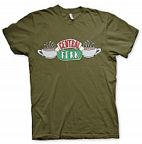 Friends tričko, Central Perk Olive Green, pánske