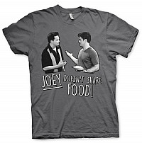 Friends tričko, Joey Doesn´t Share Food Dark Grey, pánske
