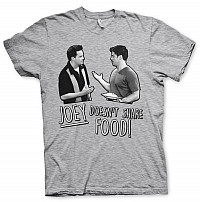 Friends tričko, Joey Doesn´t Share Food Light Grey, pánske