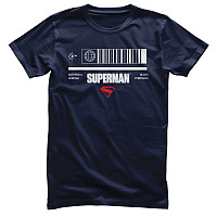 Superman tričko, Barcode Navy, pánske