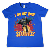 Batman tričko, I Do My Own Stunts Blue, detské