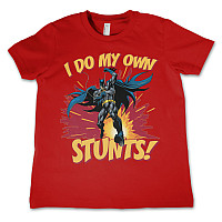 Batman tričko, I Do My Own Stunts Red, detské