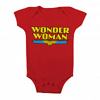 Wonder Woman dojčenské body tričko, Logo Red, detské