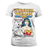 Wonder Woman tričko, Posing Wonder Woman Girly White, dámske