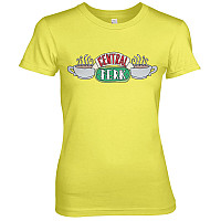Friends tričko, Central Perk Girly Yellow, dámske