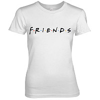 Friends tričko, Friends Logo Girly White, dámske