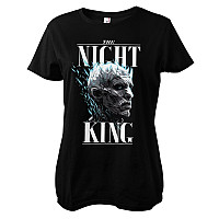 Hra o trůny tričko, The Night King Girly Black, dámske