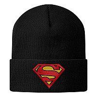 Superman zimný čiapka, Organic Cotton Onesize Black