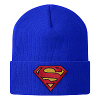 Superman zimný čiapka, Organic Cotton Onesize Blue