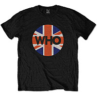 The Who tričko, Union Jack Circle Black, pánske