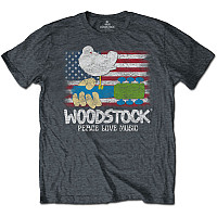 Woodstock tričko, Flag Grey, pánske