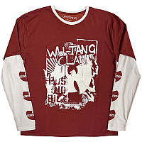 Wu-Tang Clan tričko dlhý rukáv, Graffiti Red & White, pánske