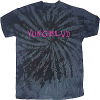 Yungblud tričko, Scratch Logo Dye Black, pánske
