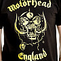 Motorhead tričko, England Classic Gold, pánske