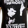 David Bowie tričko, Heroes Court, pánske