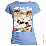 One Direction tričko, Band Sliced Blue, dámske