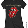 Rolling Stones tričko, Plastered Tongue, dámske