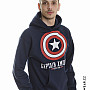 Captain America mikina, Logo Navy, pánska