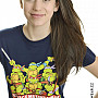 Želvy Ninja tričko, Distressed Group Girly, dámske