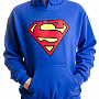 Superman mikina, Shield Hoodie Blue, pánska