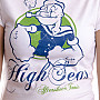 Pepek námořník tričko, High Seas Aftershave Tonic Girly, dámske