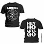 Ramones tričko, Hey Ho Front & Back, pánske