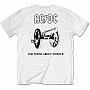 AC/DC tričko, About To Rock White BP, pánske