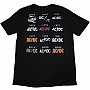 AC/DC tričko, Logo History BP Black, pánske