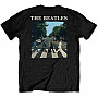 The Beatles tričko, Abbey Road & Logo BP Black, pánske