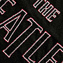 The Beatles tričko, Drop T Logo Embroidered Eco Friendly Black, pánske