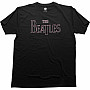 The Beatles tričko, Drop T Logo Embroidered Eco Friendly Black, pánske