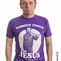 Big Lebowski tričko,Nobody Fools The Jesus, pánske