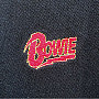 David Bowie tričko, Flash logo Polo Black, pánske