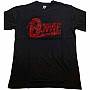 David Bowie tričko, Logo Embellished Black, pánske