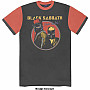 Black Sabbath tričko, Never Say Die Ringer Black & Orange, pánske